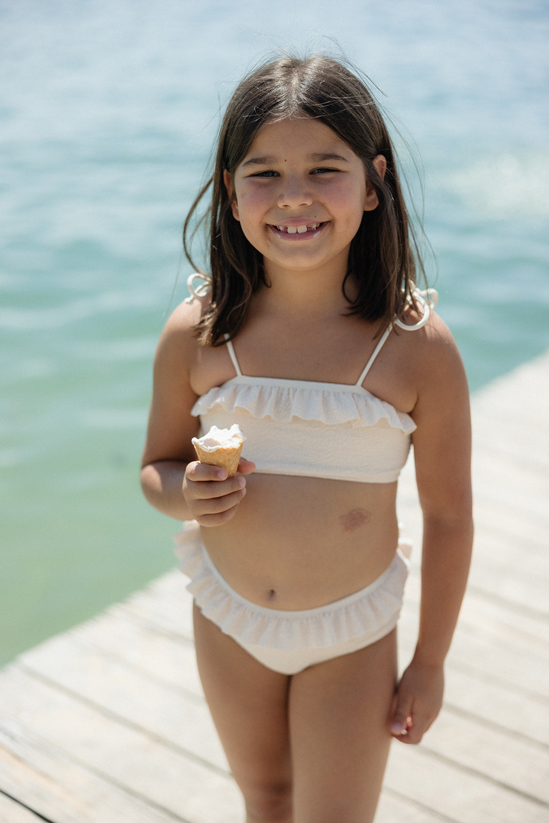 Ruffle Bikini - Panna Cotta