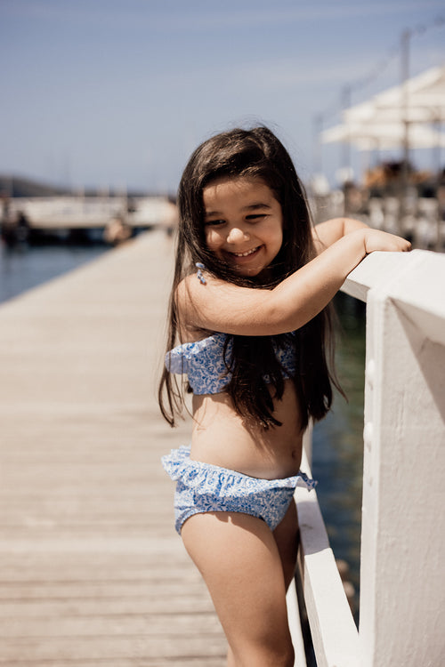 Ruffle bikini - Sorrento Tile