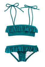 Ruffle bikini - Deep Teal