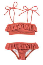 Ruffle bikini - Rust