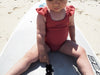 Ruffle one-piece - Rust