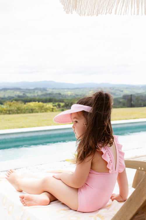 Ruffle one-piece - Pink