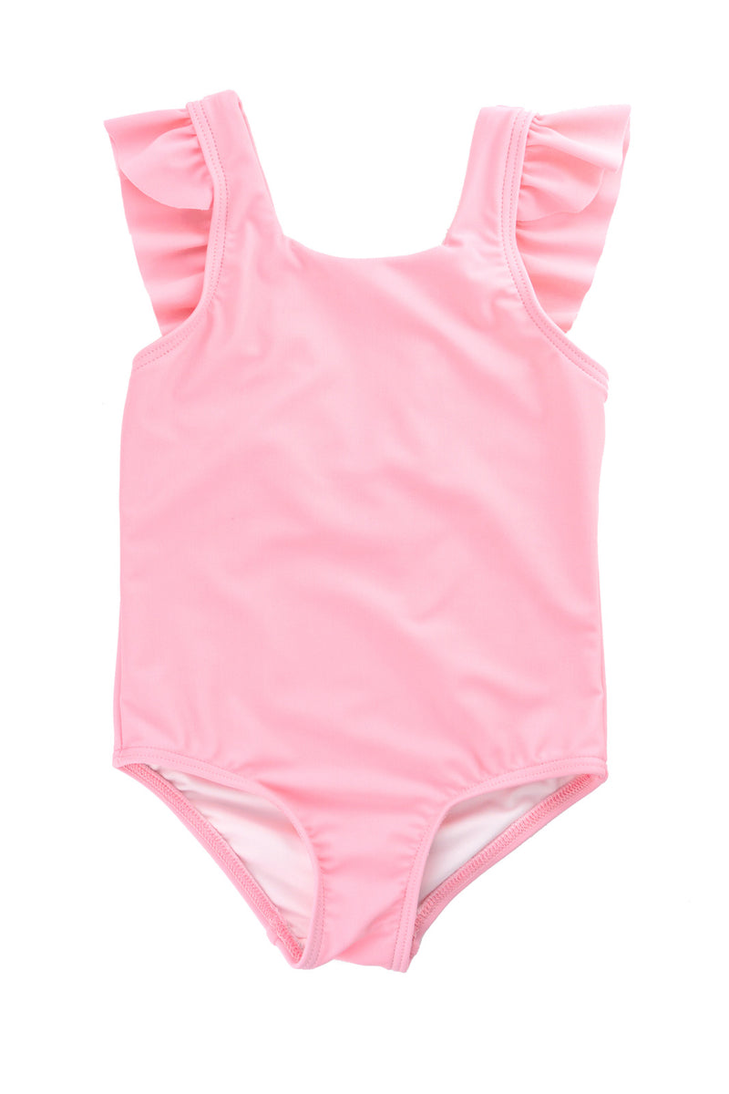 Ruffle one-piece - Pink
