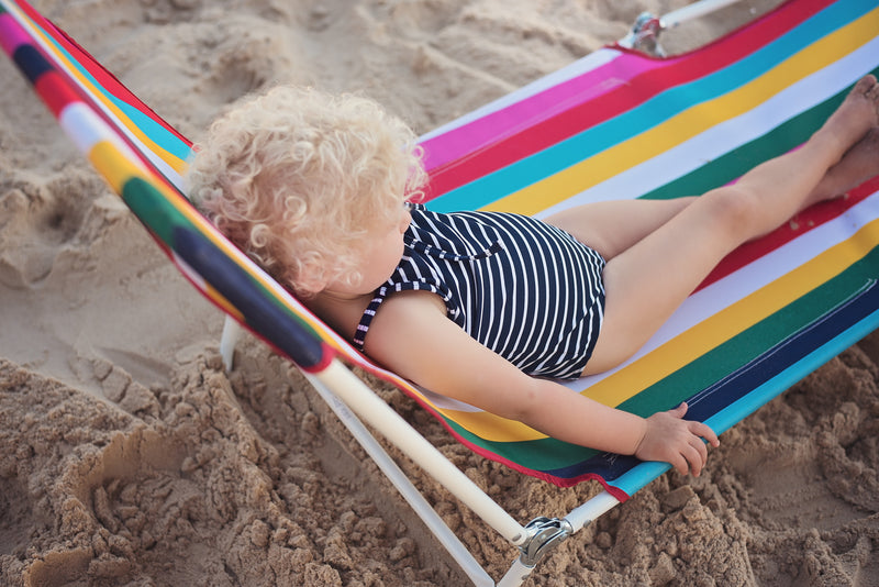 Tie front one-piece - Nautical Stripe