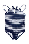 Tie front one-piece - Nautical Stripe