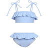 Ruffle bikini - Smokey blue