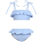 Ruffle bikini - Smokey blue
