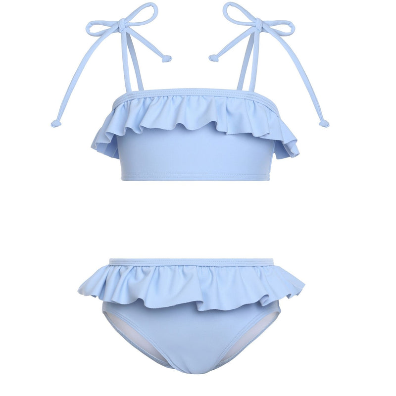 Ruffle bikini - Smokey blue